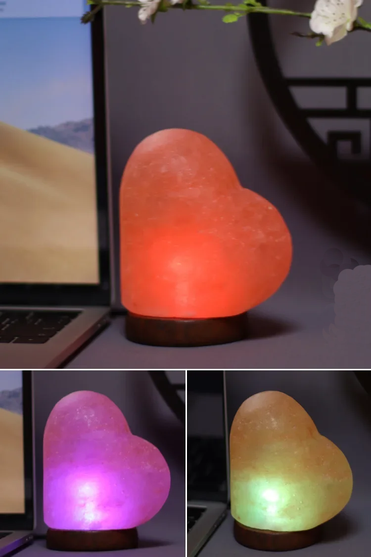 Lampe de Sel Naturelle à Formes - Opale