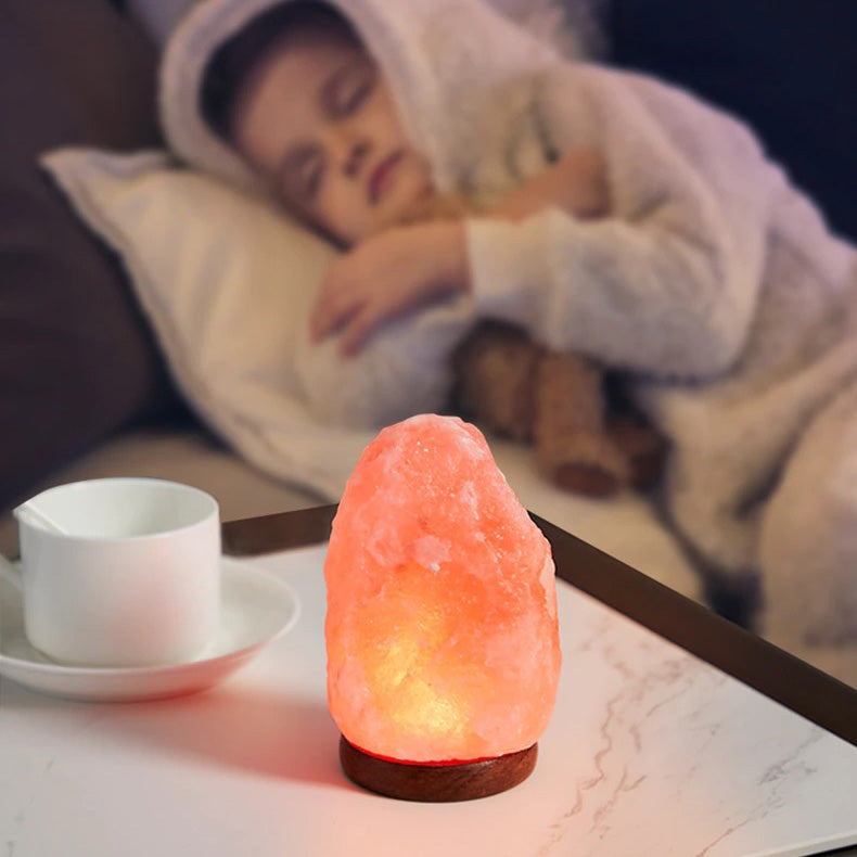 Véritable Lampe de Sel d'Himalaya - Opale