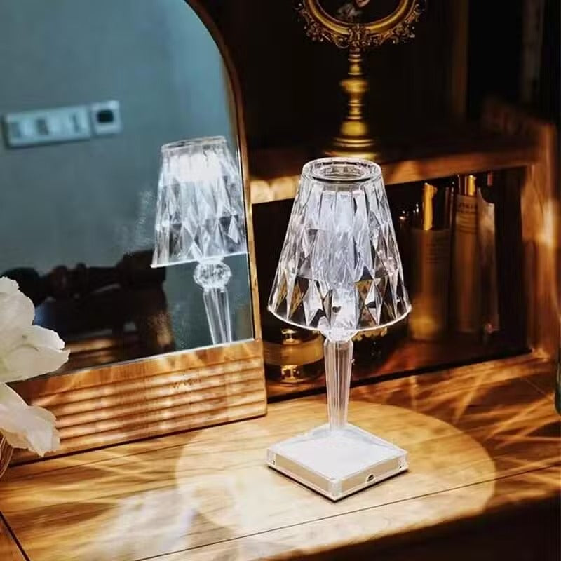 Lampe Cristal Tactile et LED