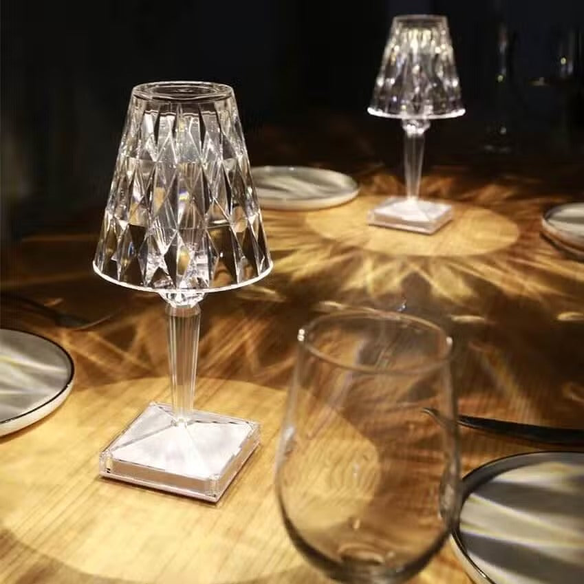 Lampe Cristal Tactile et LED