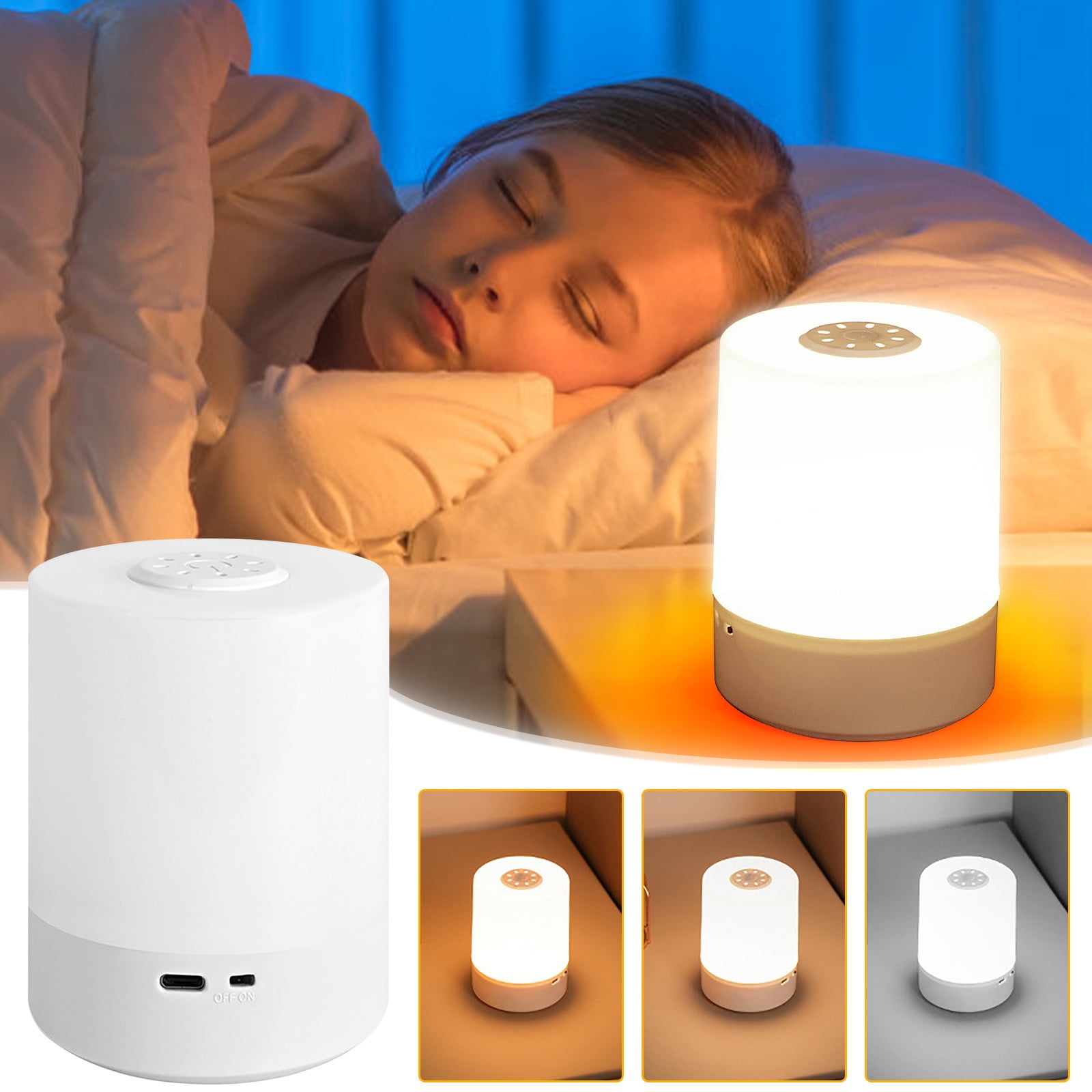 Lampe de chevet Sans fil Tactile LED - Opale