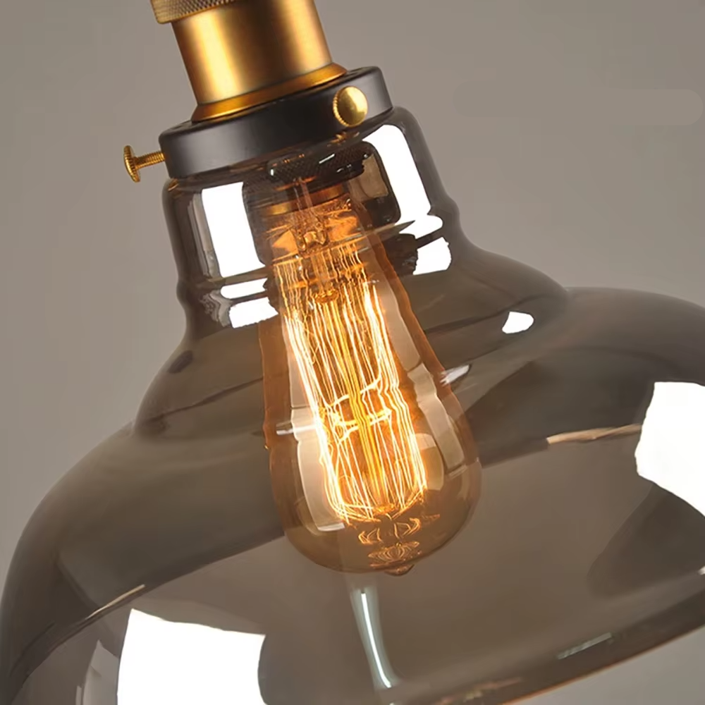 Lampe de chevet Industrielle Suspendue - Opale