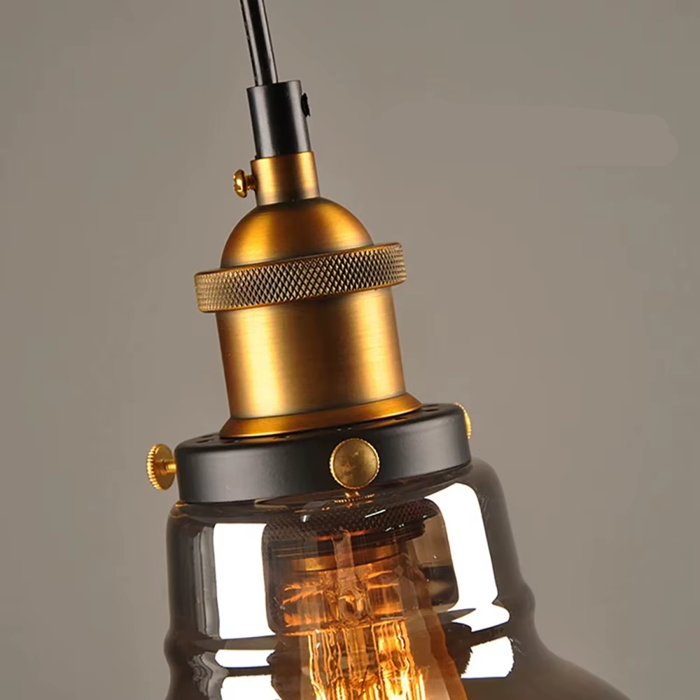 Lampe de chevet Industrielle Suspendue - Opale