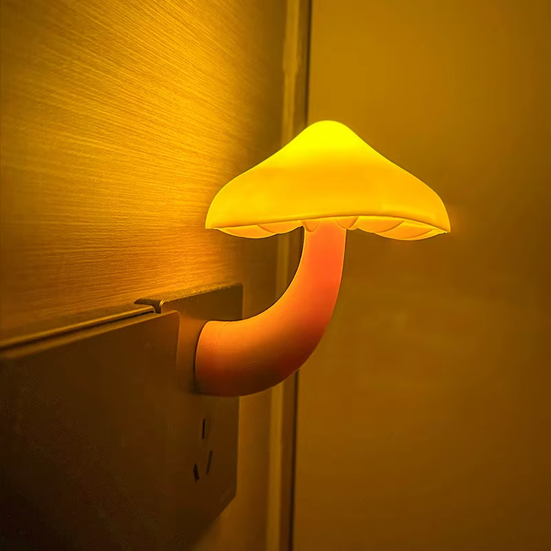 Lampe de chevet Champignon à prise murale - Opale