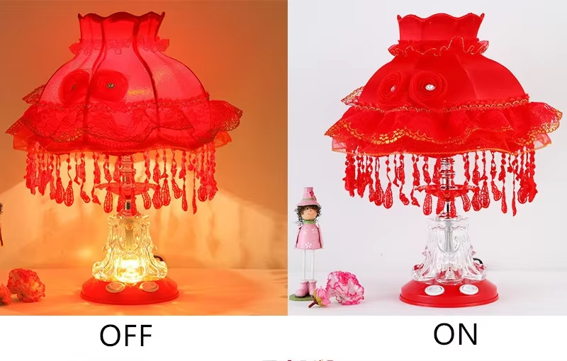 Lampe de chevet Baroque Fille - Opale