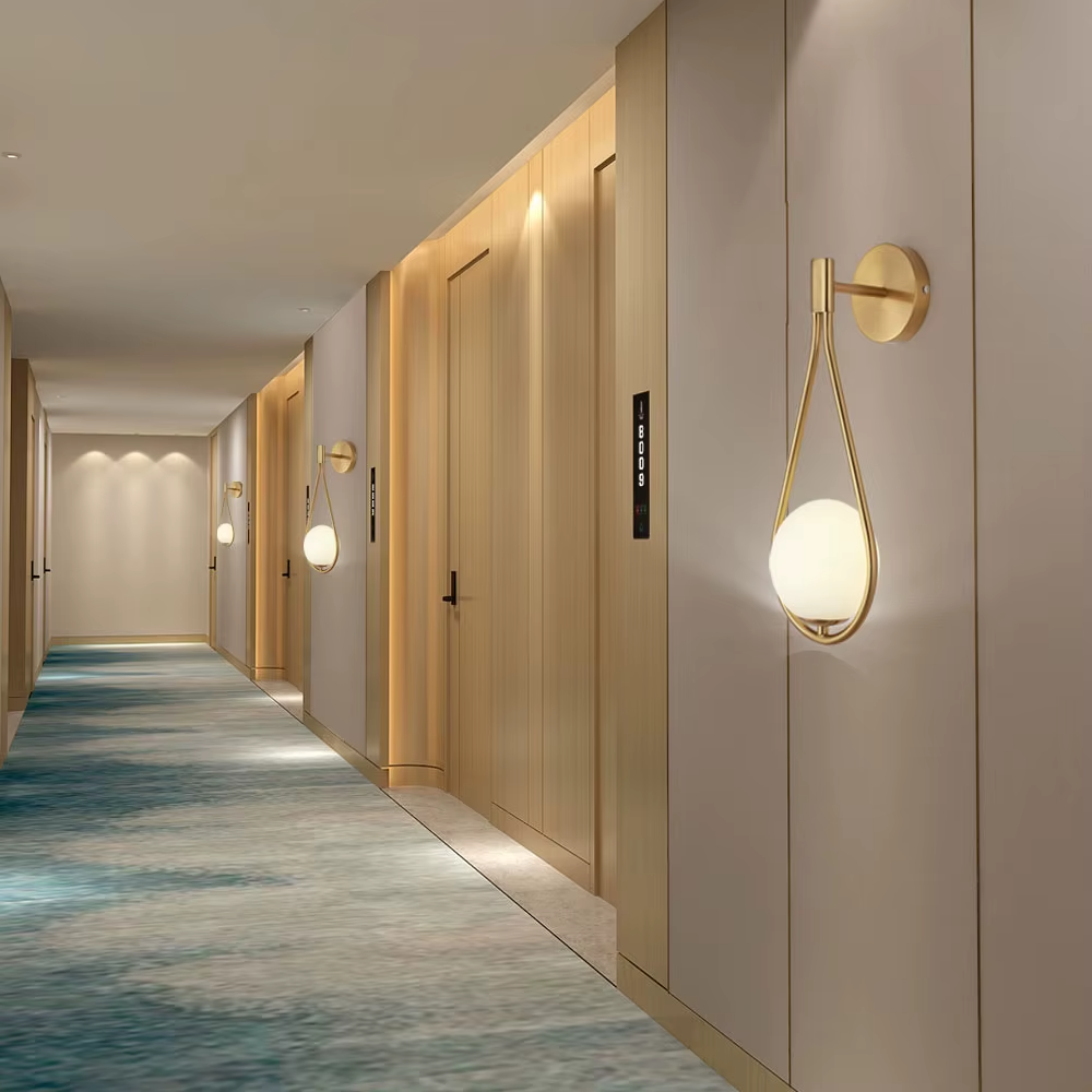 Lampe de chevet Suspendue Goutte d'eau - Opale