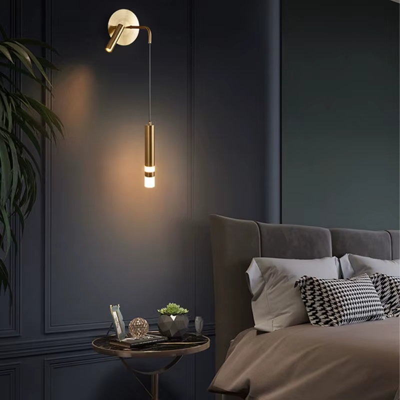 Lampe de chevet Murale Moderne avec Liseuse - Opale