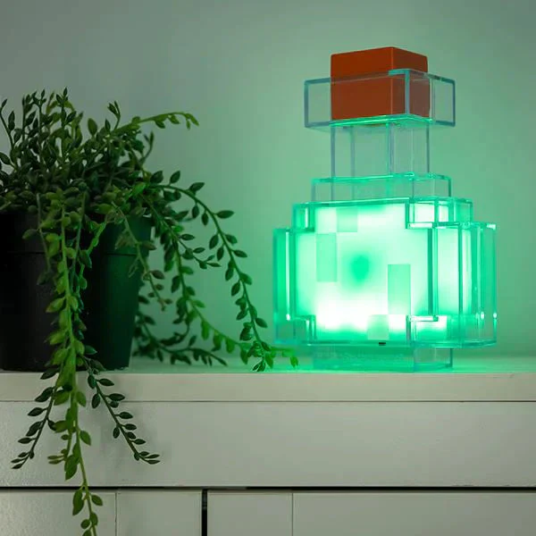Lampe de Chevet Minecraft en Potion sans fil