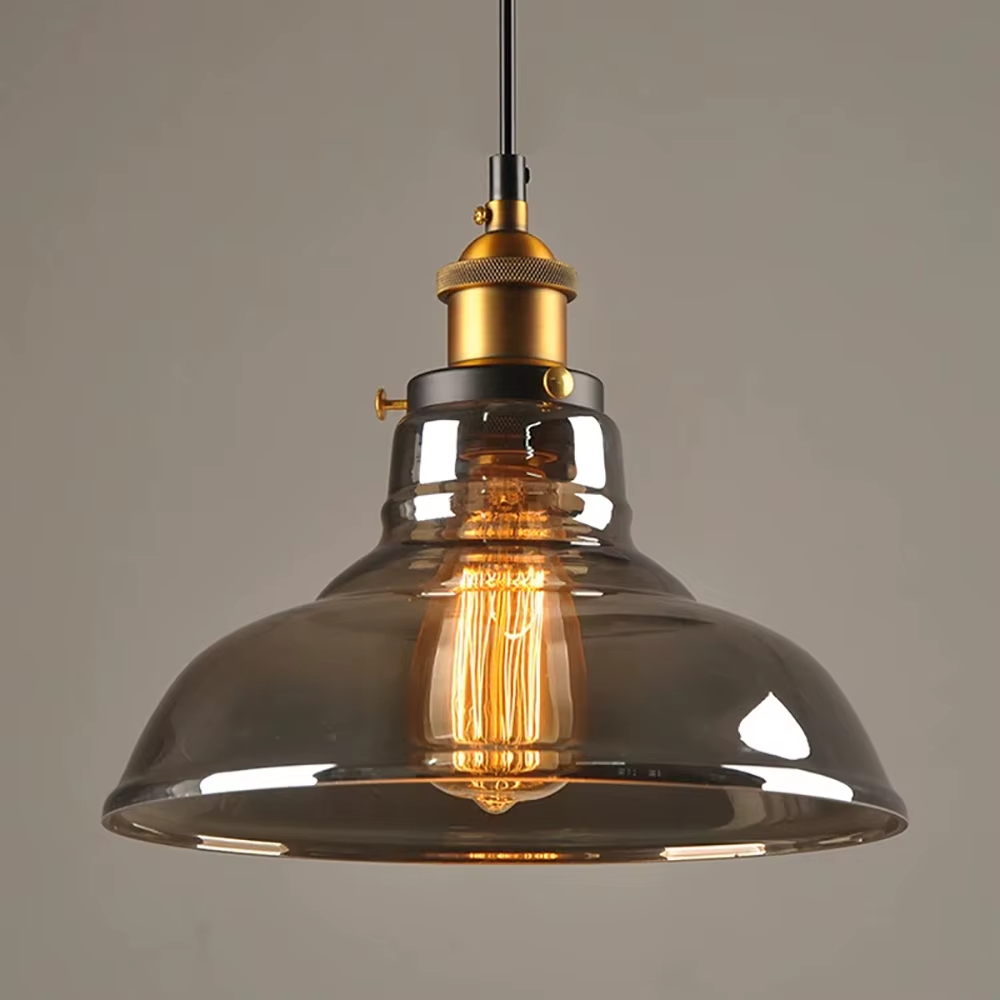 Lampe de chevet Industrielle Suspendue - Opale