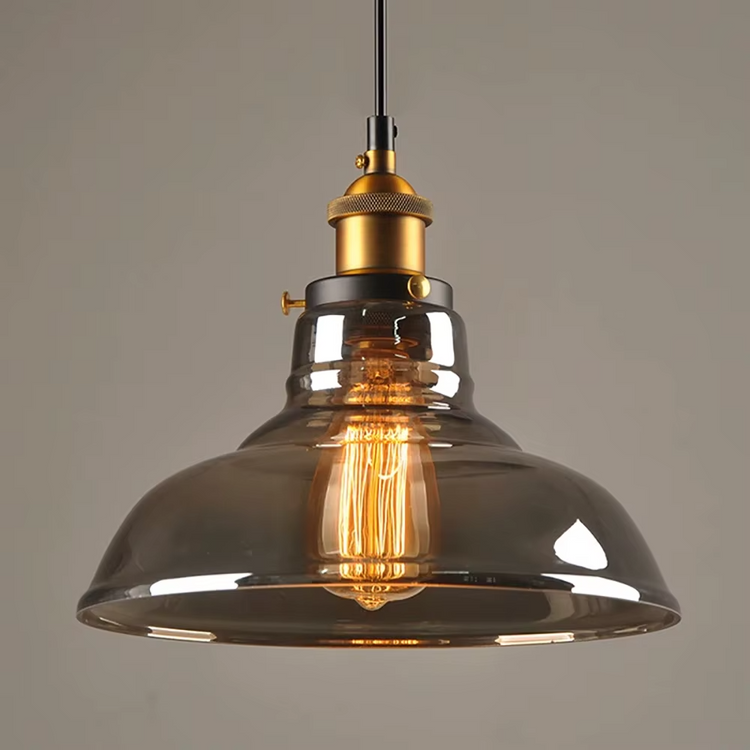 Lampe de chevet Industrielle Suspendue - Opale