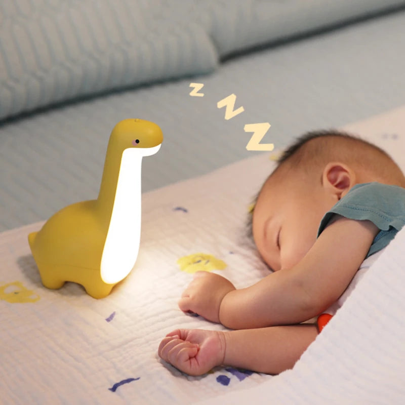 Lampe de chevet Enfant Dinosaure à long cou - Opale