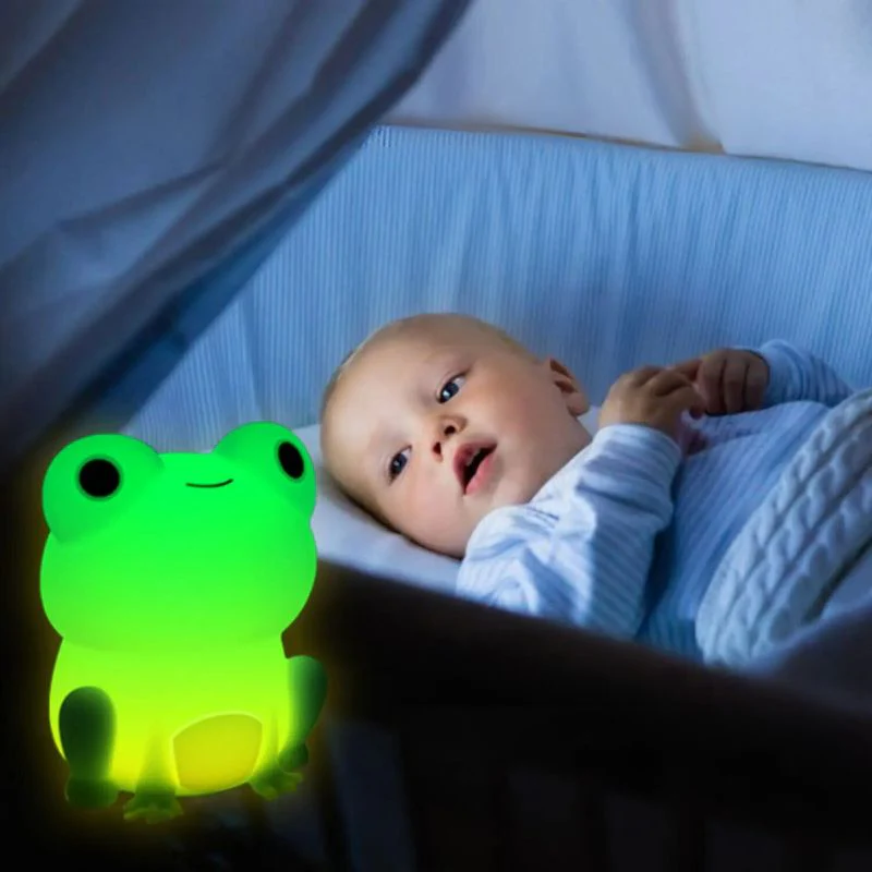 Lampe de chevet Enfant Grenouille douce Tactile - Opale