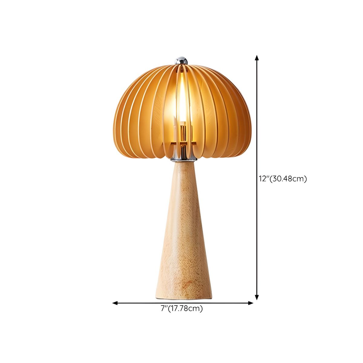 Lampe de chevet Design en Bois