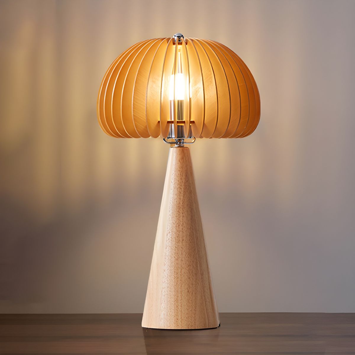 Lampe de chevet Design en Bois