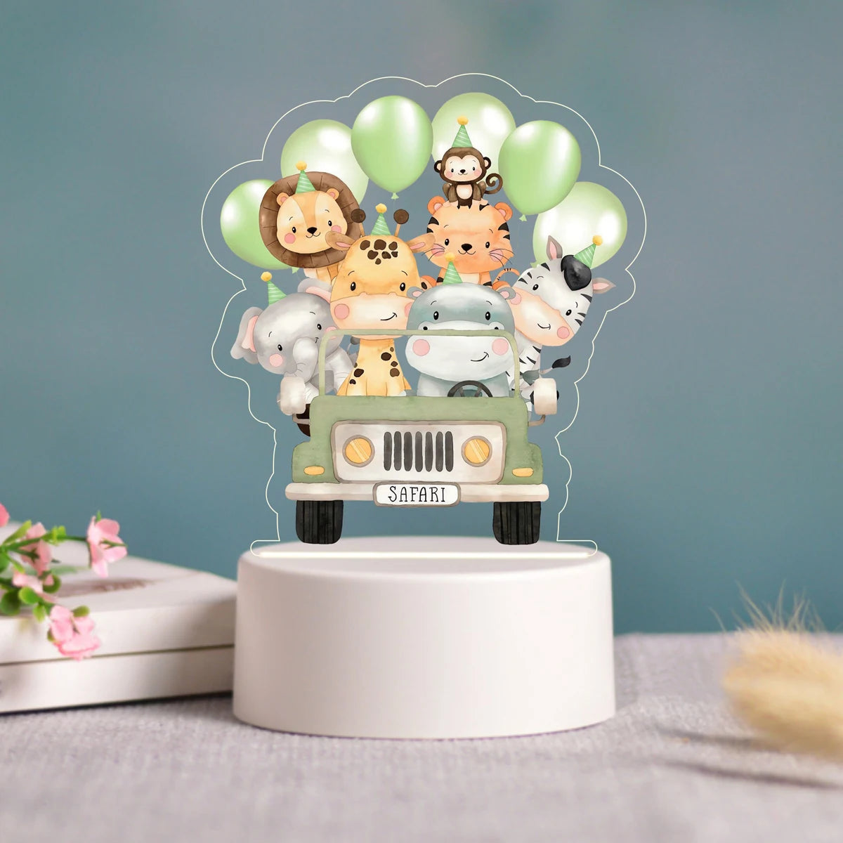 Lampe de chevet Animaux Jungle