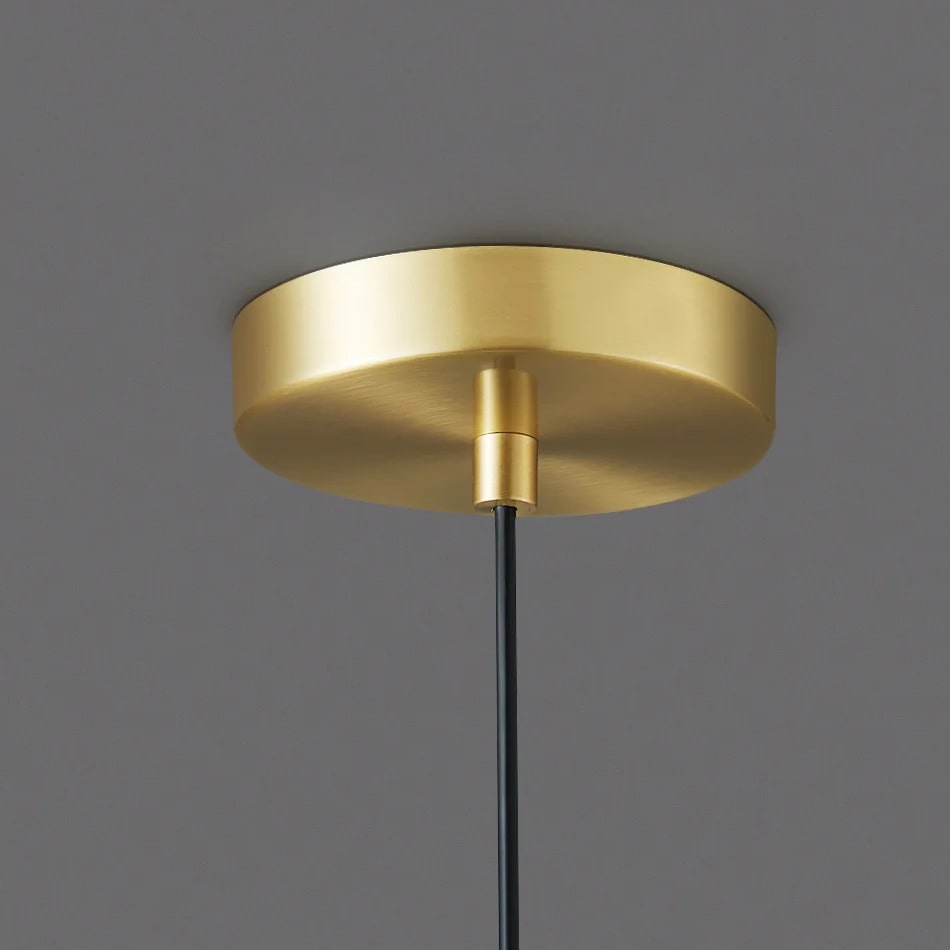 Lampe de chevet suspendue en laiton