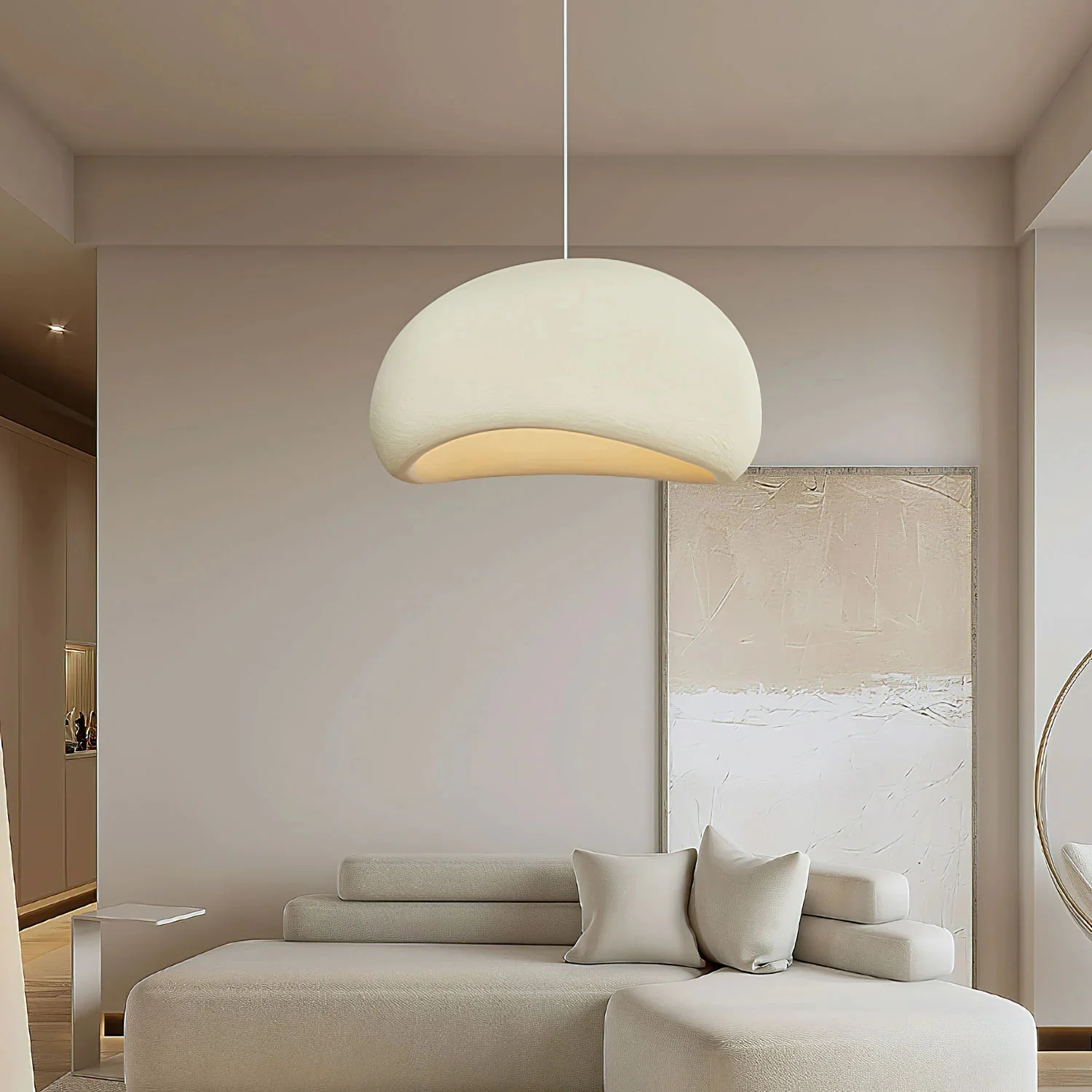 Lampe de Chevet Suspendue Wabi-Sabi Design