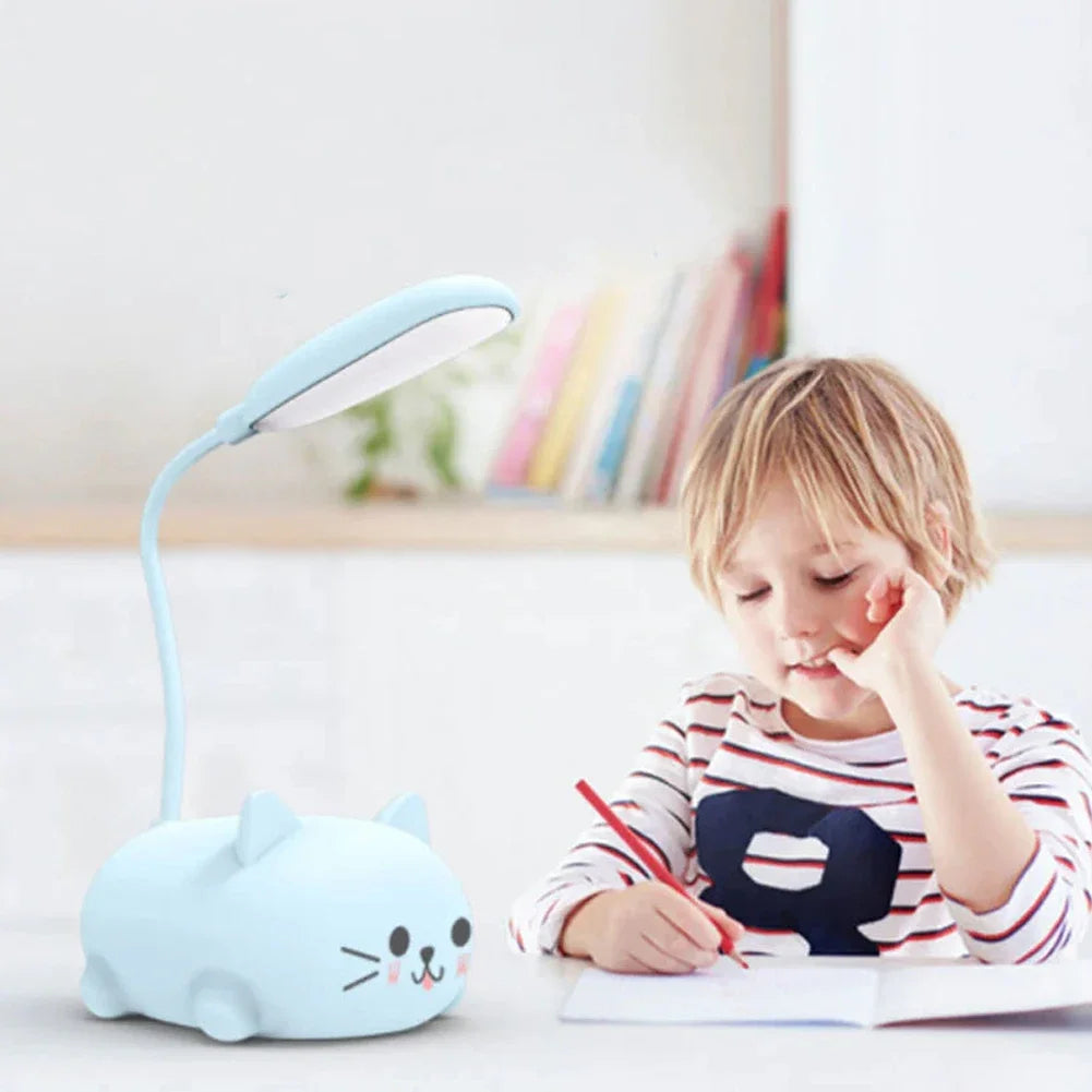 Lampe de chevet Lecture Chat pour Enfant