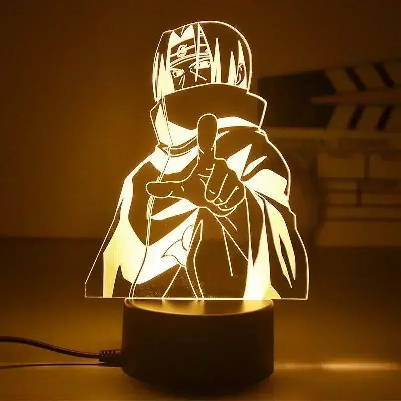 Lampe de chevet Naruto Itachi Uchiwa