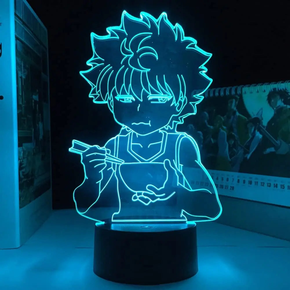 Lampe 3D Kirua Zoldik avec Bol de Nouilles