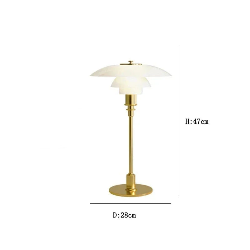 Lampe de Chevet Paquebot en Verre Scandinave
