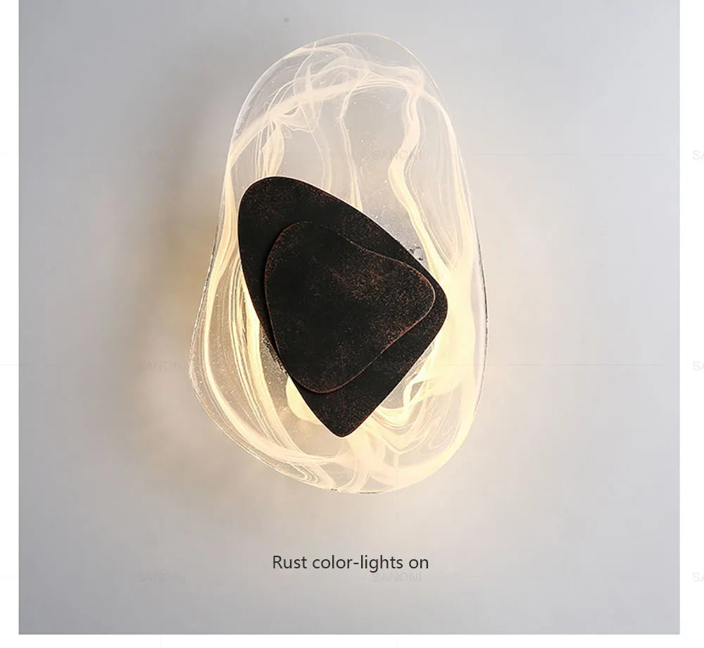 Lampe de chevet Moderne Murale Design Créatif en Verre - Opale