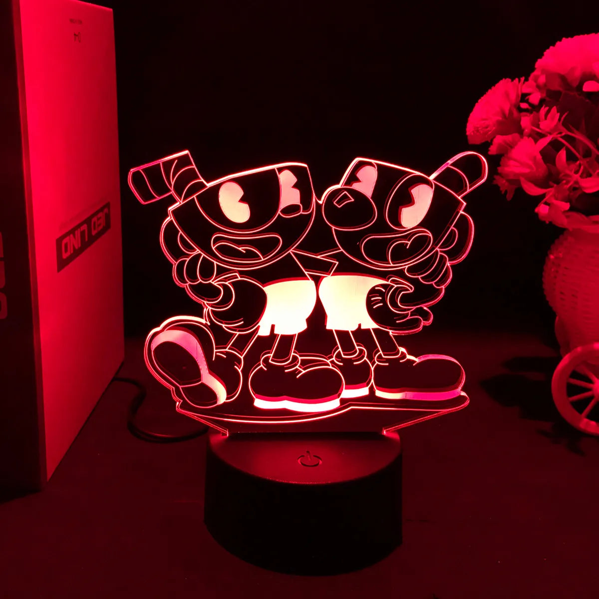 Lampe 3D CupHead Jeu Vidéo