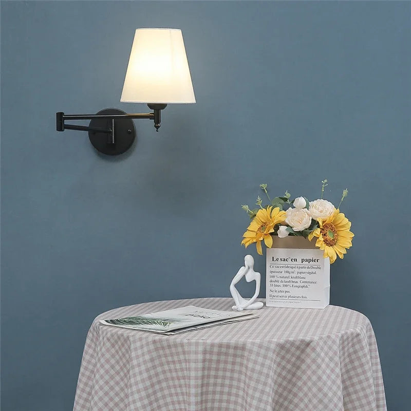 Lampe de Chevet Murale à bras articulé Nordique