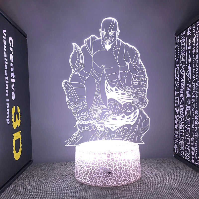 Lampe 3D Kratos God of War