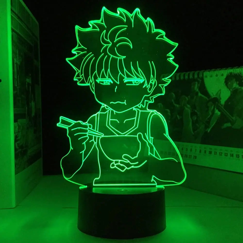 Lampe 3D Kirua Zoldik avec Bol de Nouilles