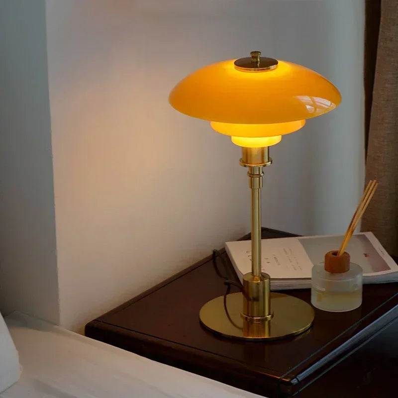 Lampe de Chevet Paquebot en Verre Scandinave