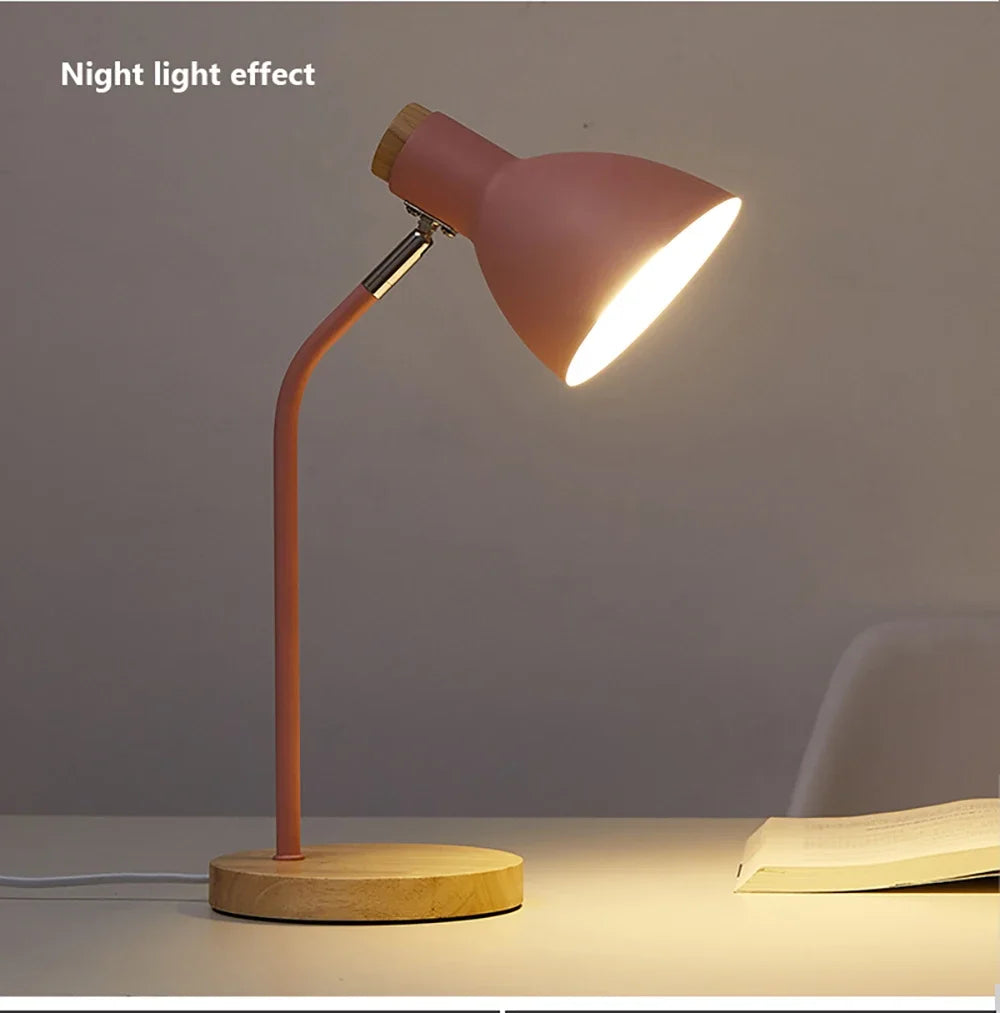 Lampe de chevet Lecture LED en Bois