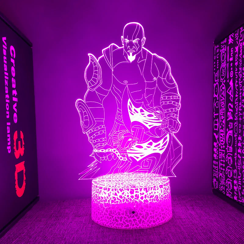 Lampe 3D Kratos God of War