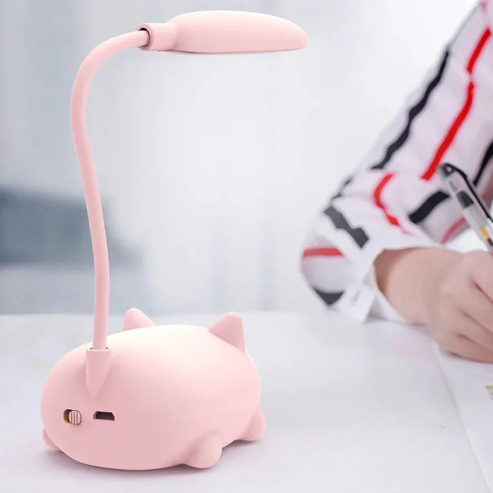 Lampe de chevet Lecture Chat pour Enfant