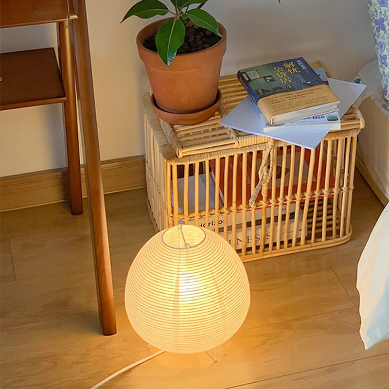 Lampe de chevet Japonaise en forme de Boule