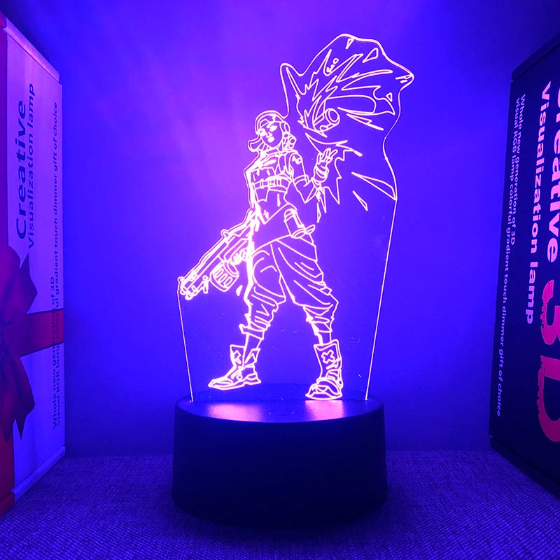 Lampe 3D Valorant