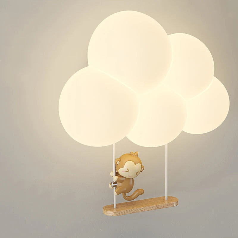 Lampe de chevet Murale Nuage Blanc pour Enfant