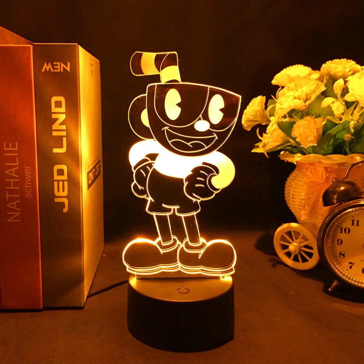 Lampe 3D CupHead Jeu Vidéo