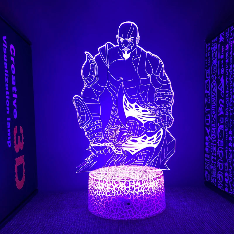 Lampe 3D Kratos God of War