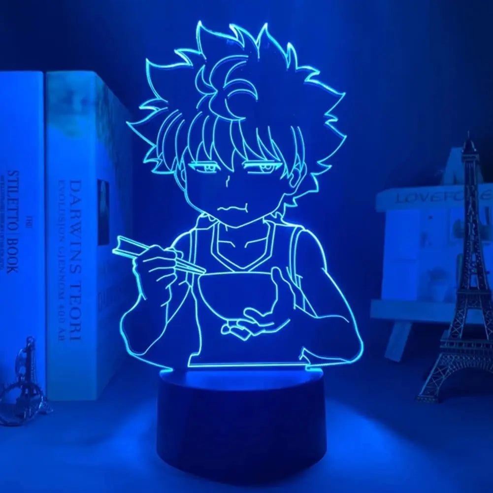 Lampe 3D Kirua Zoldik avec Bol de Nouilles