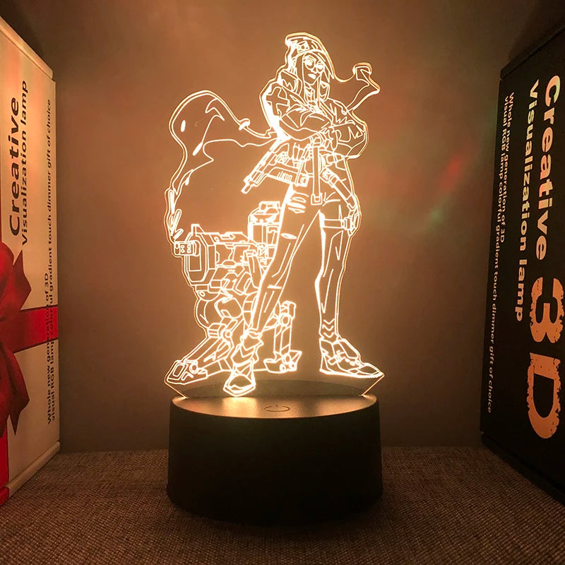 Lampe 3D Valorant