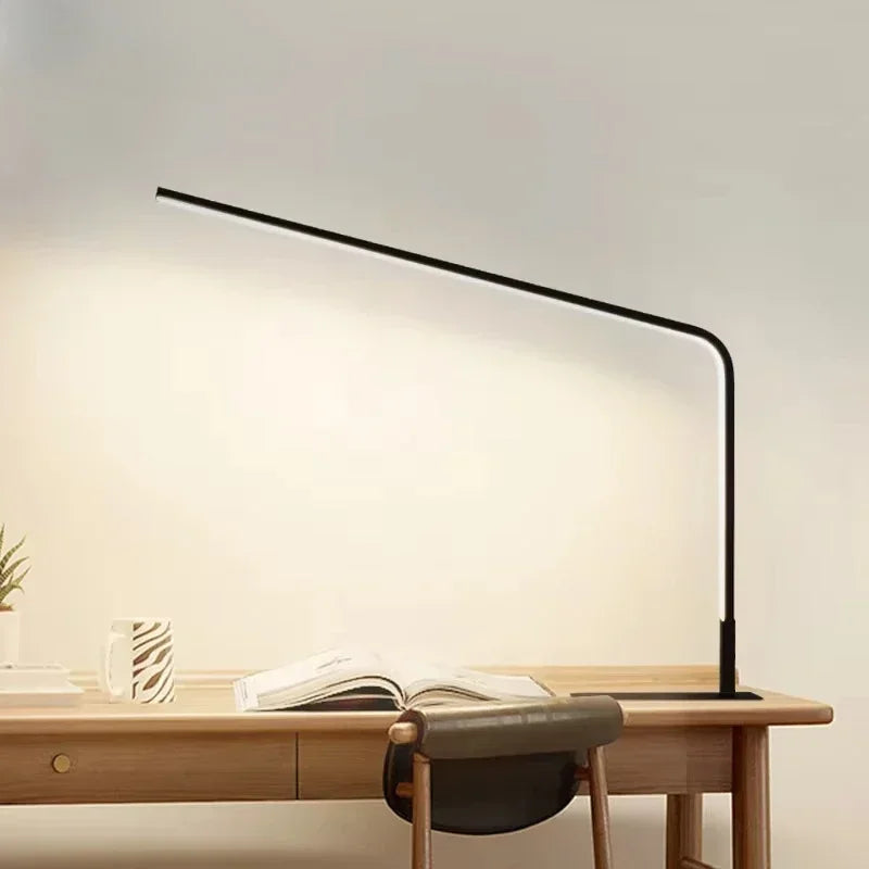 Grande Lampe de Bureau LED Moderne Noir