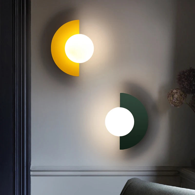 Lampe de chevet Murale Scandinave Colorée