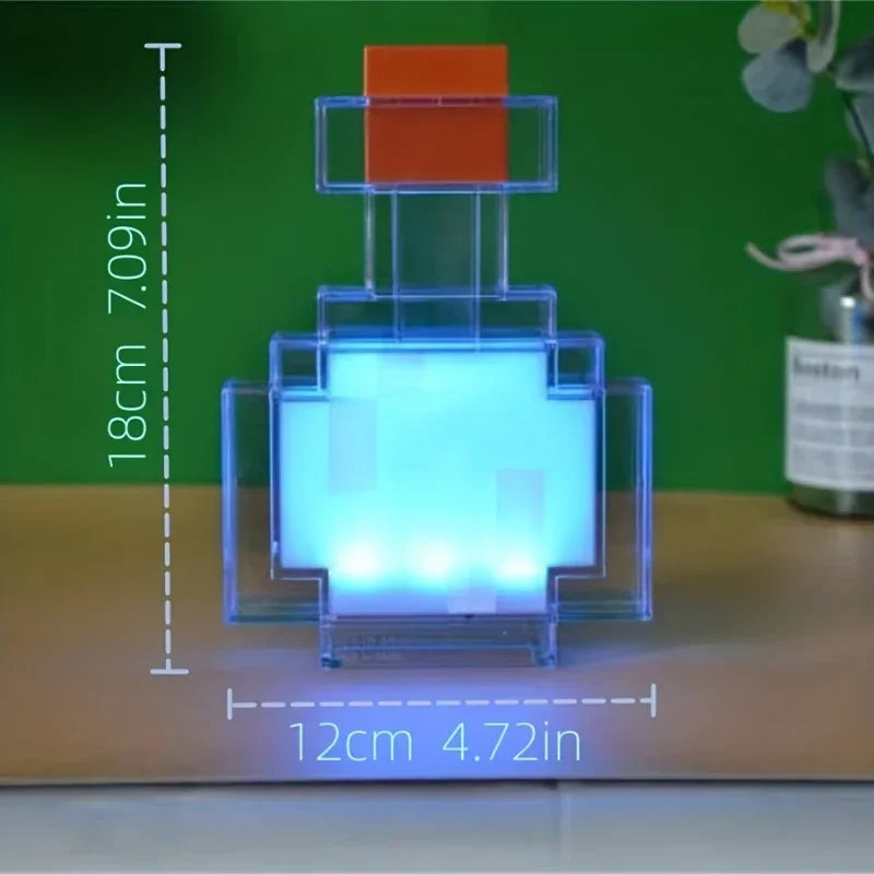 Lampe de Chevet Minecraft en Potion sans fil
