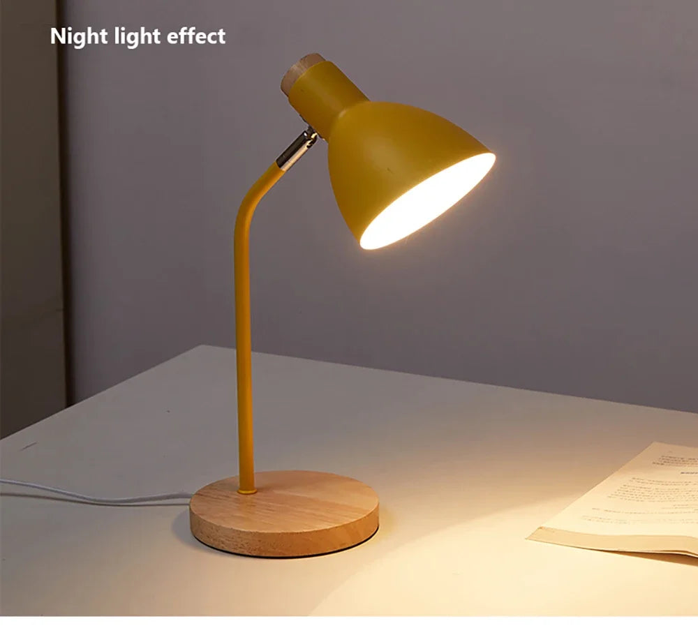 Lampe de chevet Lecture LED en Bois