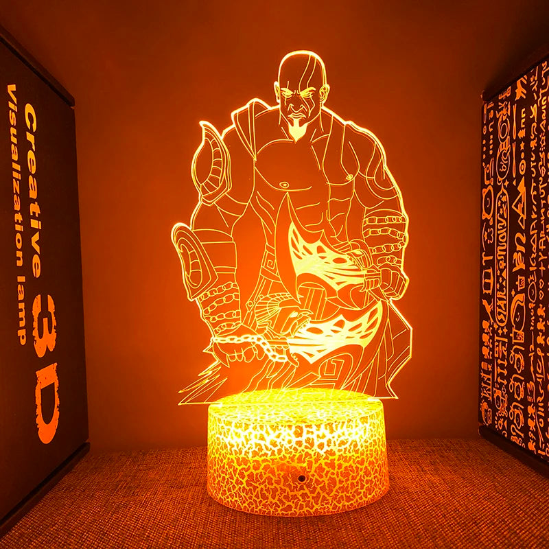 Lampe 3D Kratos God of War