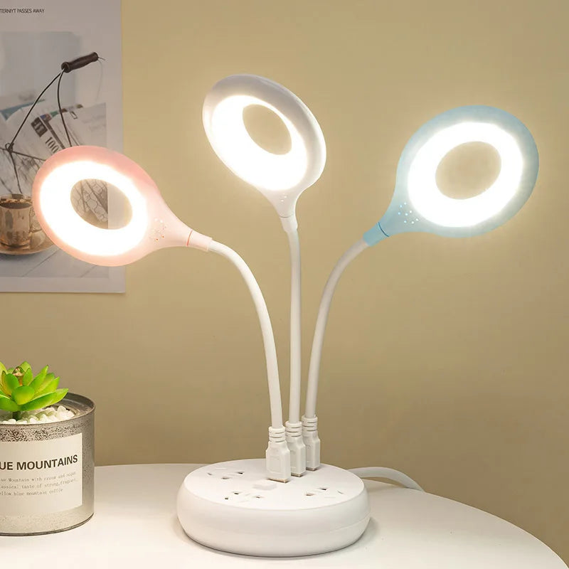 Lampe de Bureau USB Flexible Halo Lumineux