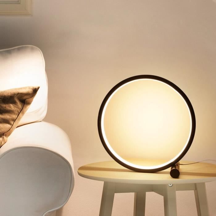 Lampe de chevet LED forme de Cercle