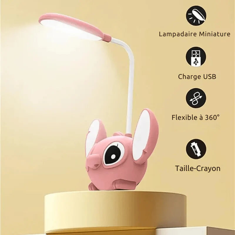 Lampe de chevet Enfant Lilo et Stitch à LED