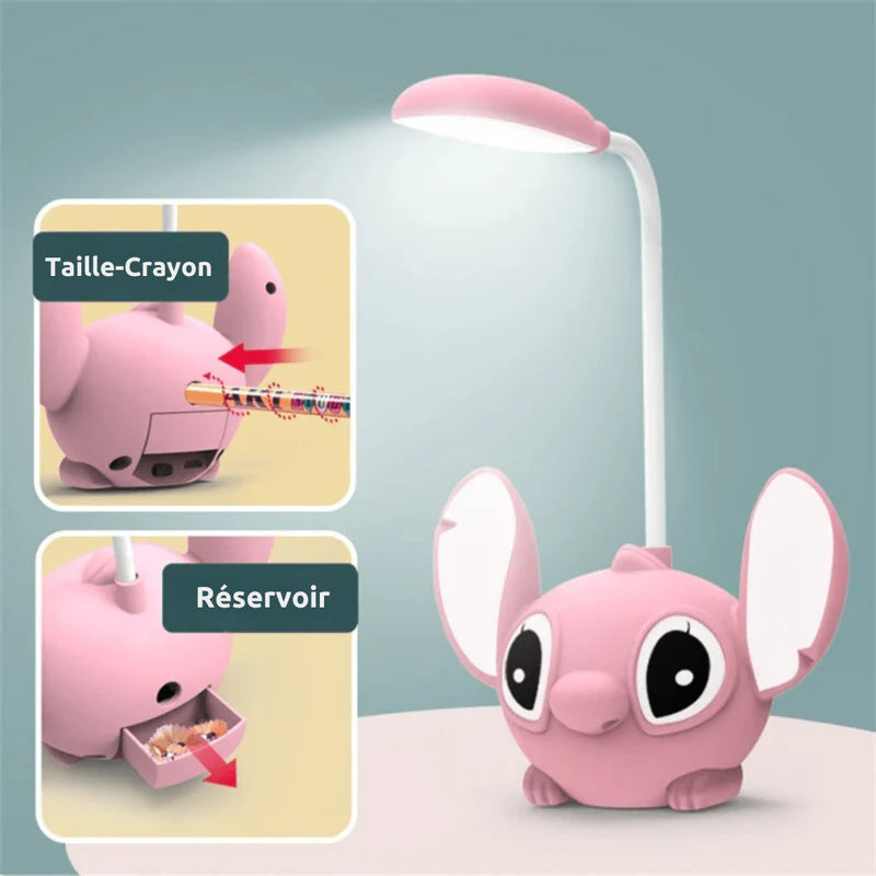 Lampe de chevet Enfant Lilo et Stitch à LED